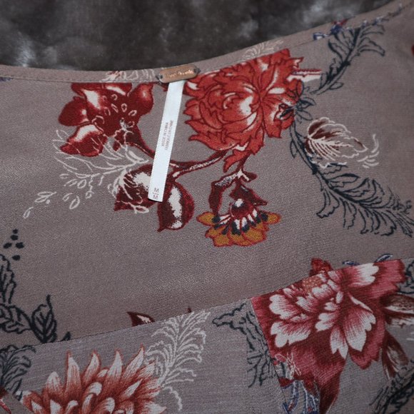 Free People Oversized Floral Tunic Dress - Picture 2 of 3